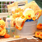 Bath Time Baby New Baby Basket-Yellow