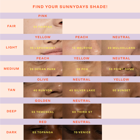 SunnyDays SPF 30 Tinted Sunscreen Foundation